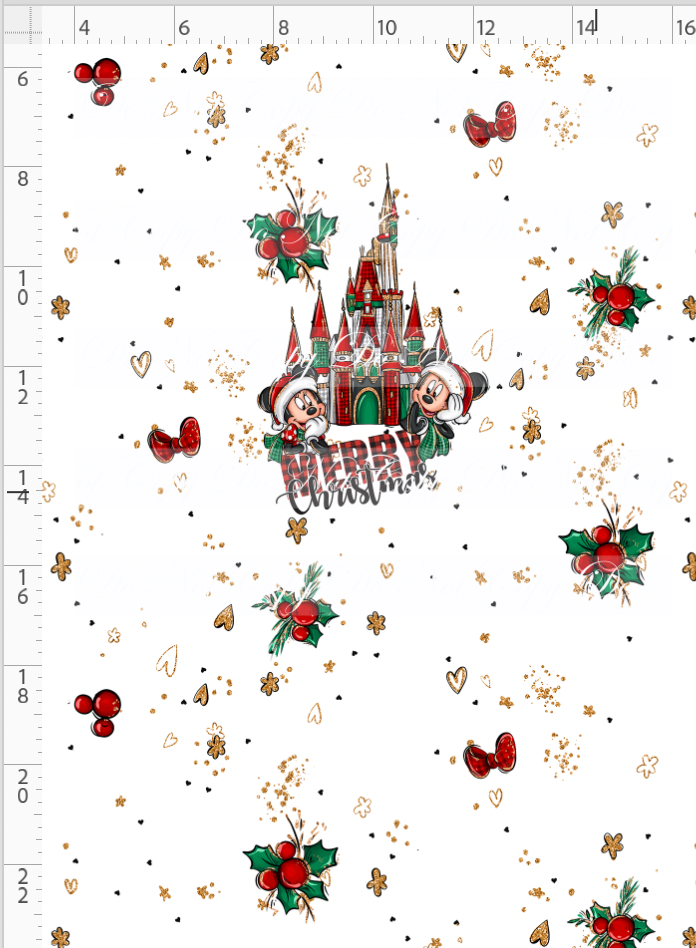 Christmas Mouse Classic - panel - merry christmas - child