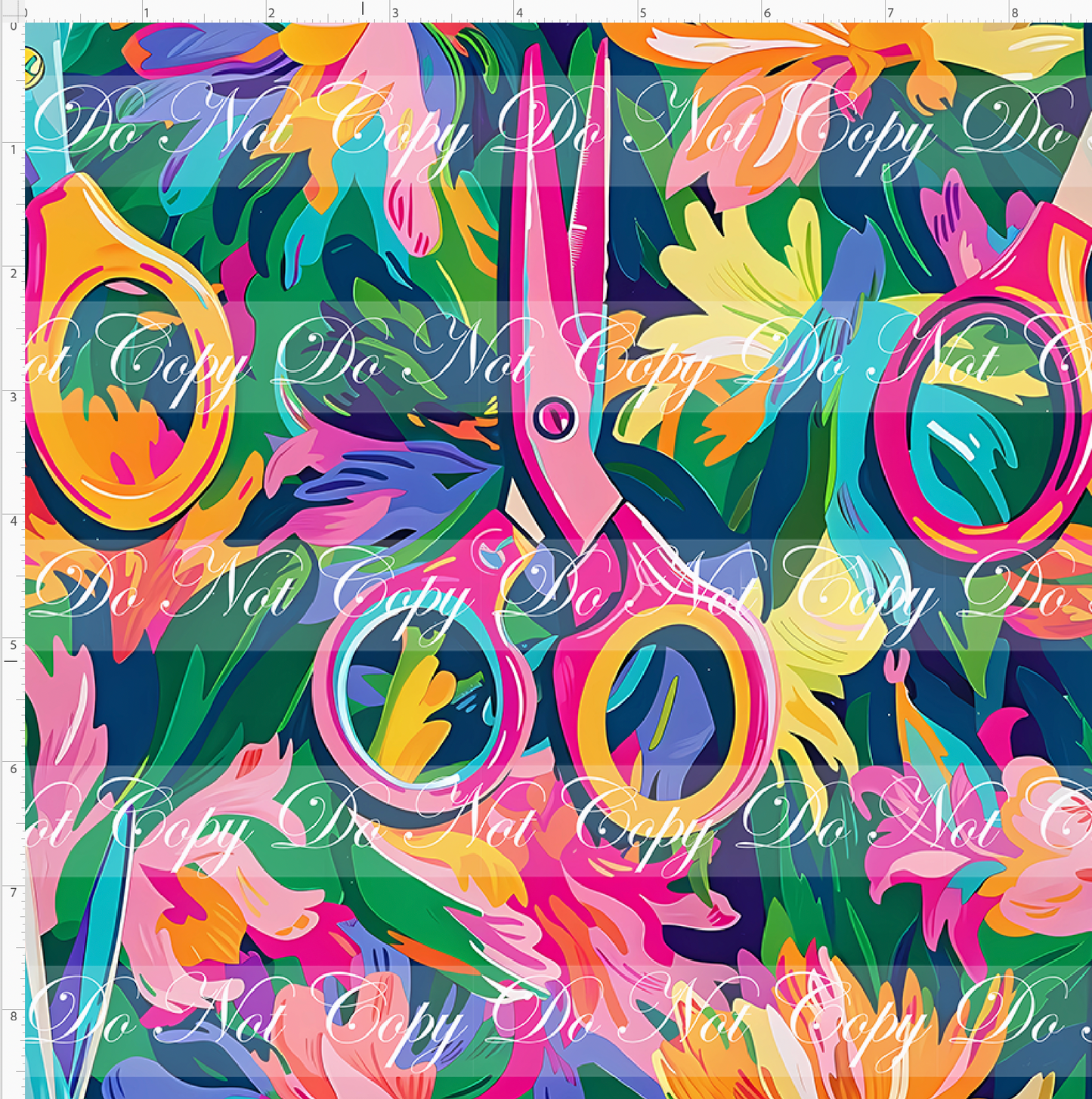 Classroom Chic - Floral Scissors