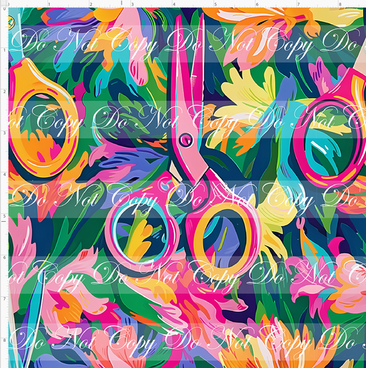 Classroom Chic - Floral Scissors