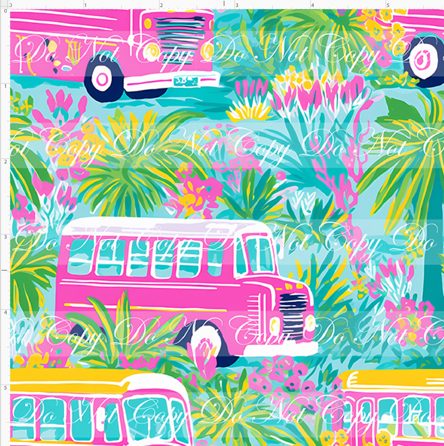 Classroom Chic - School Bus in Paradise