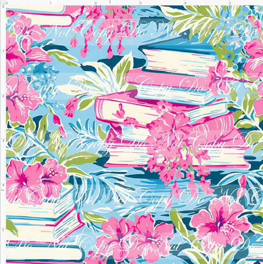 Classroom Chic - Stacked Books LIght Blue