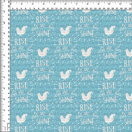 Country Roads - Rise and Shine - Blue and White