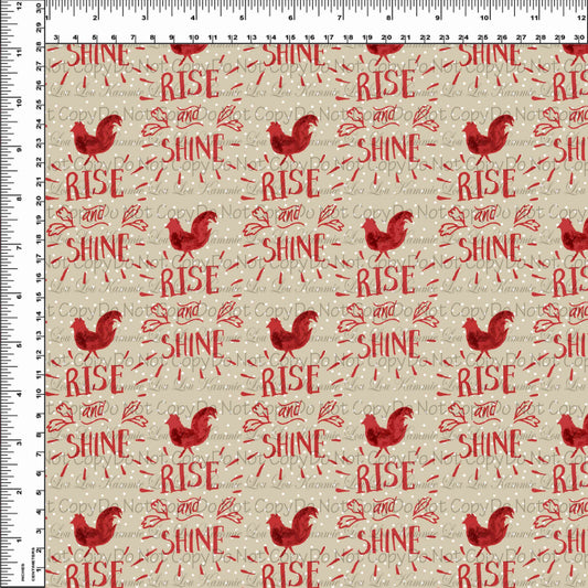 Country Roads - Rise and Shine - Brown and Red