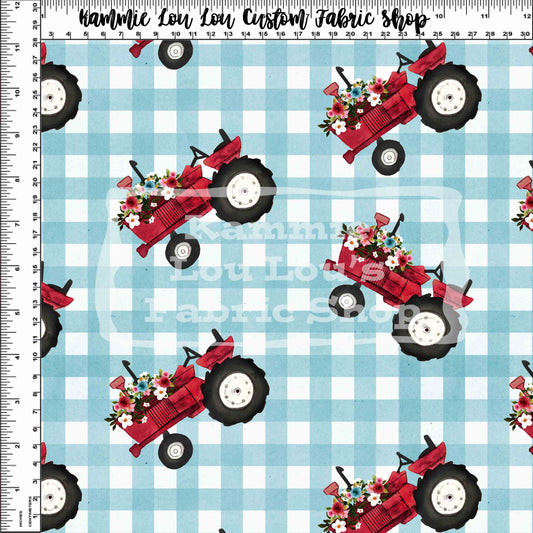 Country Roads - Tractor Blue