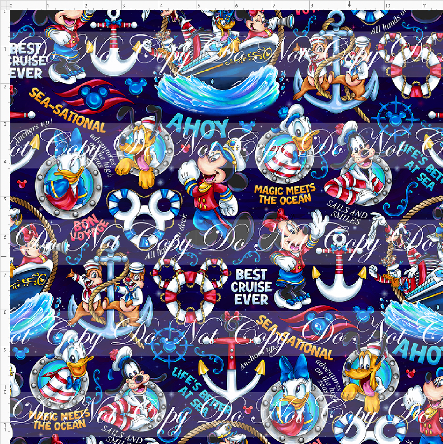 Cruise into Magic-Main-characters and words-Navy-regular scale