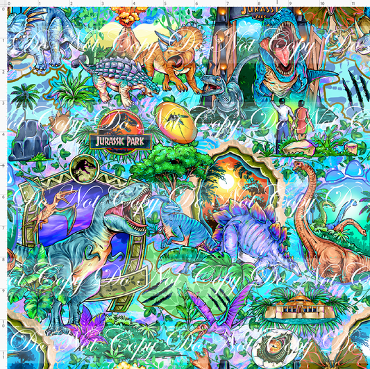 Dino Expedition - Dinos - light blue - regular scale