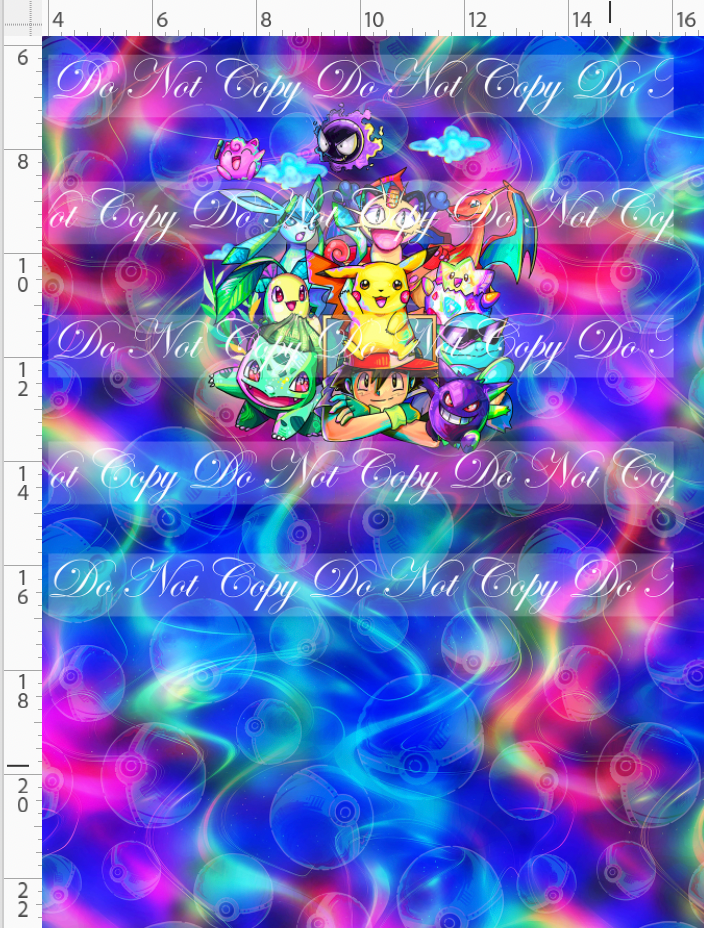 Elemental Critters - panel - popular group - pink blue background - child