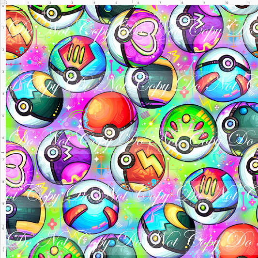 Elemental Critters - poke balls - Background