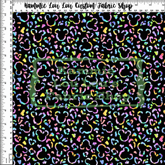 Endless Essentials - Wild Silhouettes - Black with Rainbow - Small Scale
