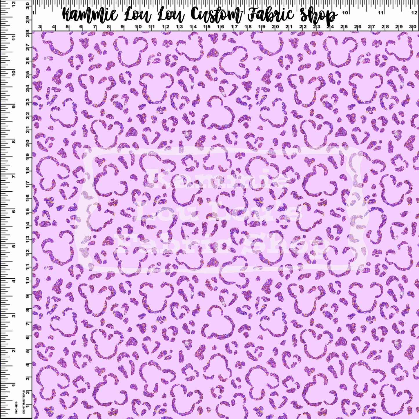 Endless Essentials - Wild Silhouettes - Lavender Glitter - Small Scale