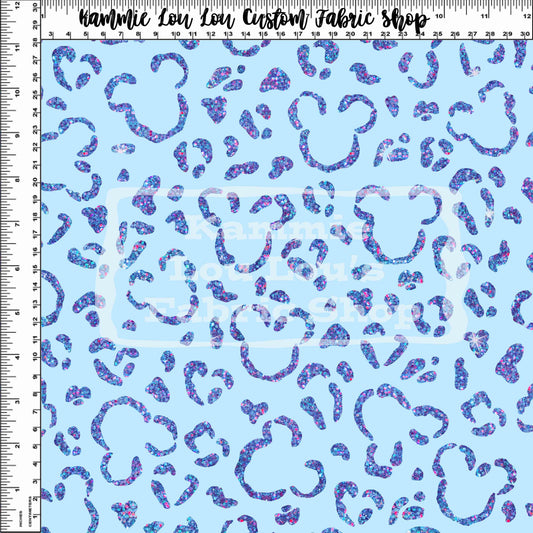 Endless Essentials - Wild Silhouettes - Light Blue Glitter - Regular Scale