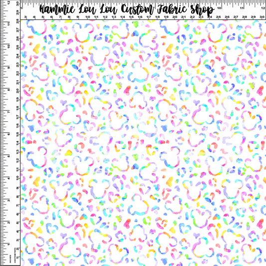Endless Essentials - Wild Silhouettes - Rainbow on White - Small Scale