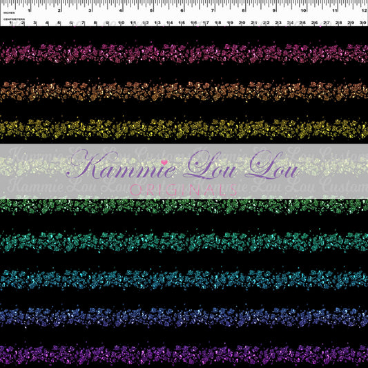 Endless Essentials: Kammieland Most Requested - Black Glitter Stripes