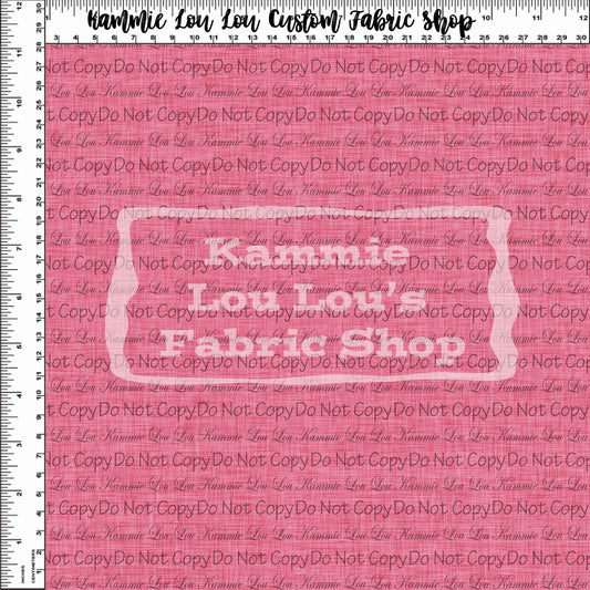 Endless Essentials - Faux Linen - Dark Pink