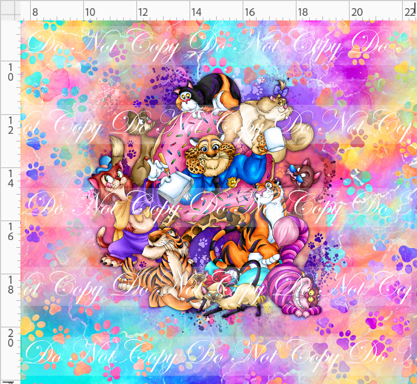 Fairy Tale Felines - Panel - adult