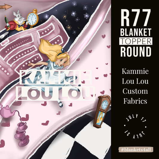 Falling - Full Size Blanket Panel 58W x 72H