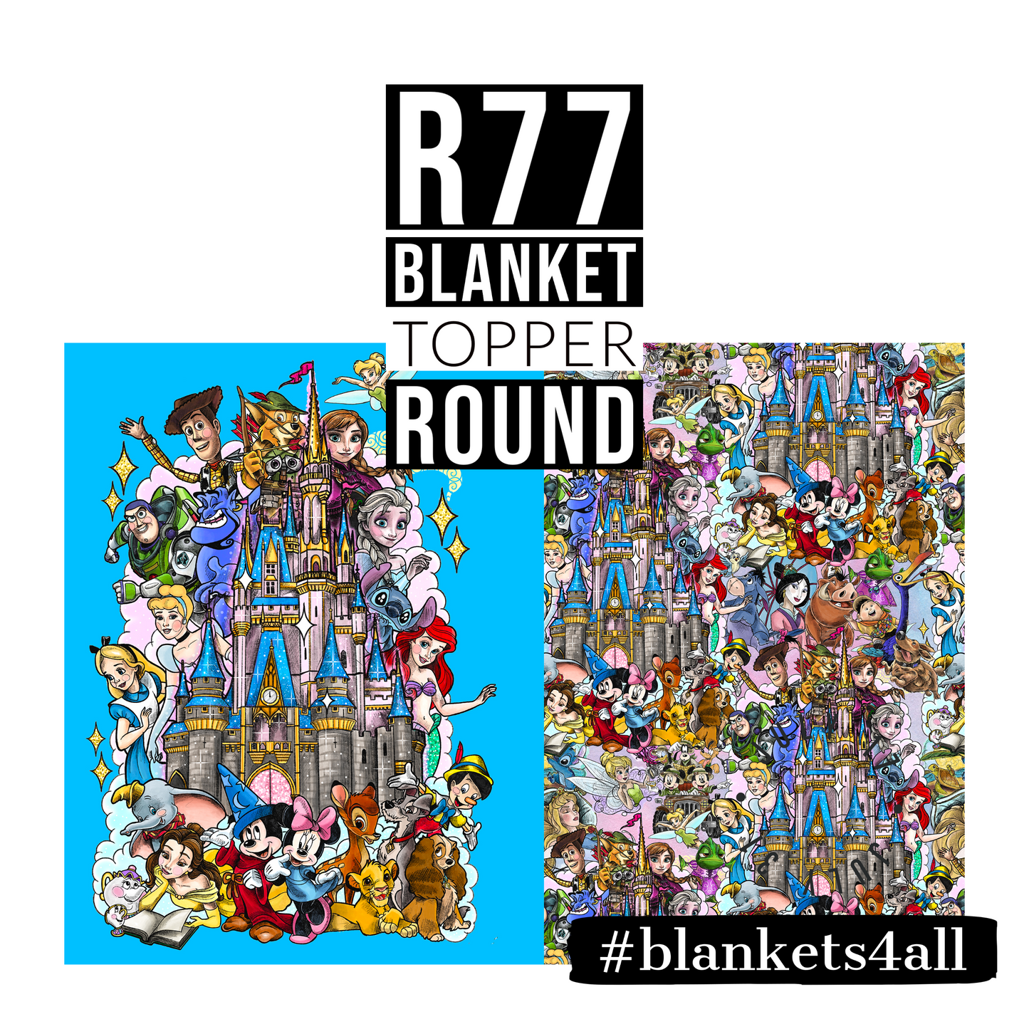 Favorites - Childrens Blanket Panel 58W x 36H