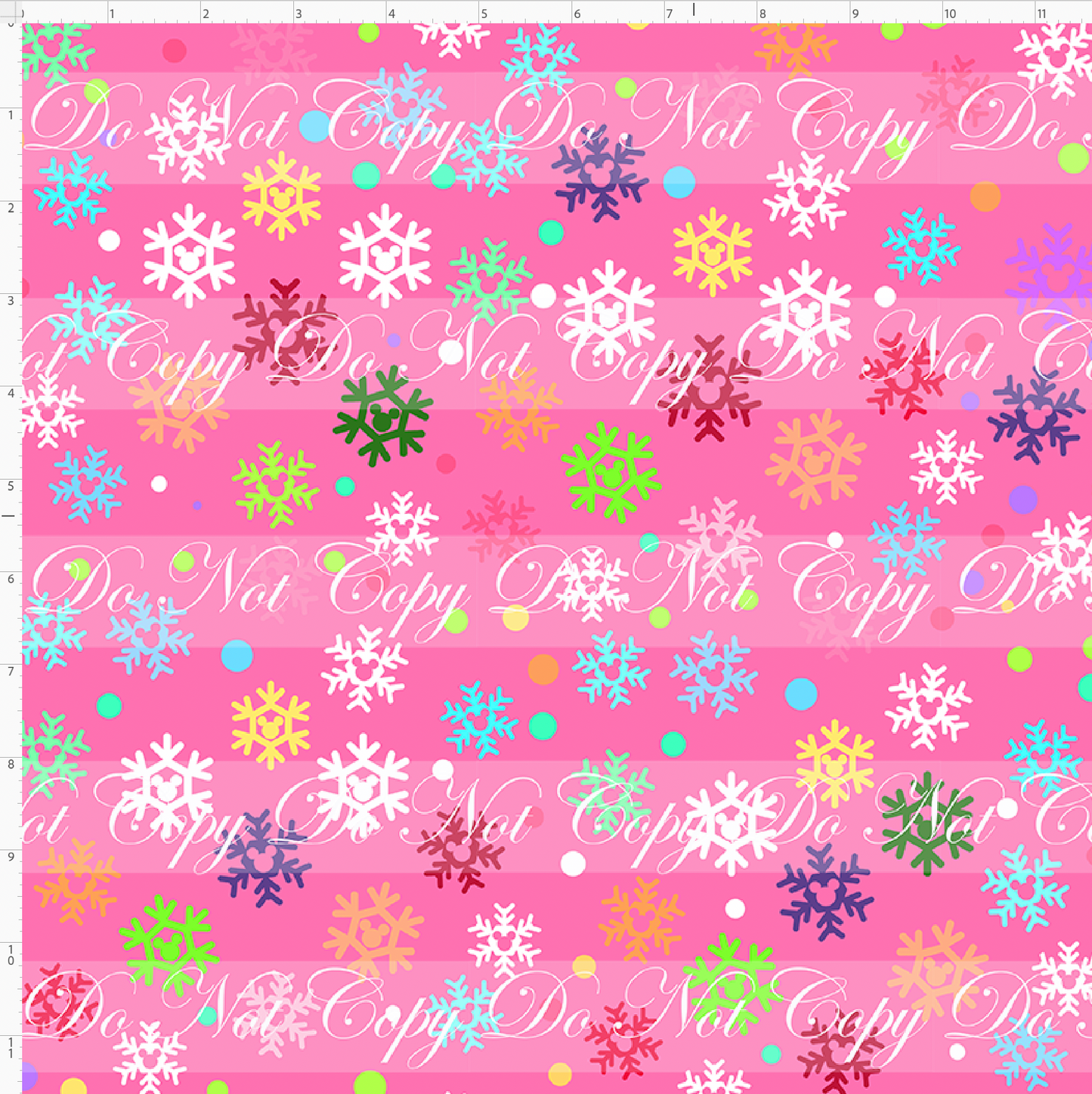Festive Christmas-Snowflake-Pink