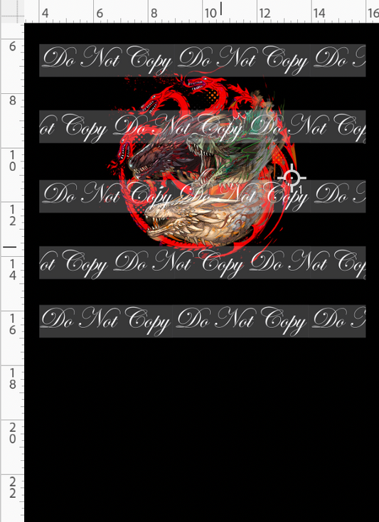 Fire and Blood-Panel-3 dragons-black-child