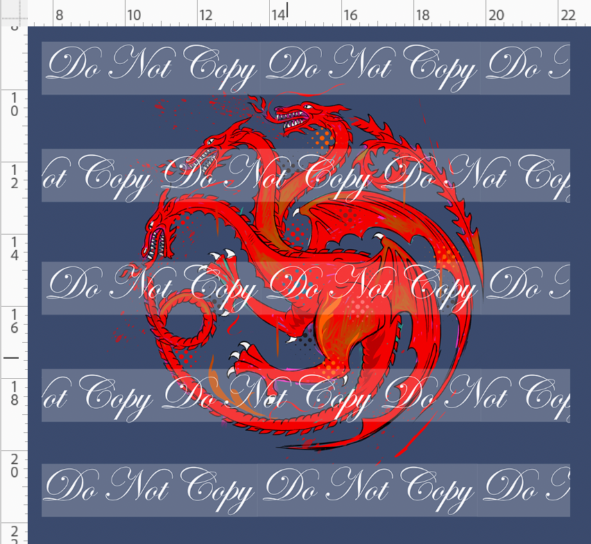 Fire and Blood-Panel-Red Symbol-blue-adult