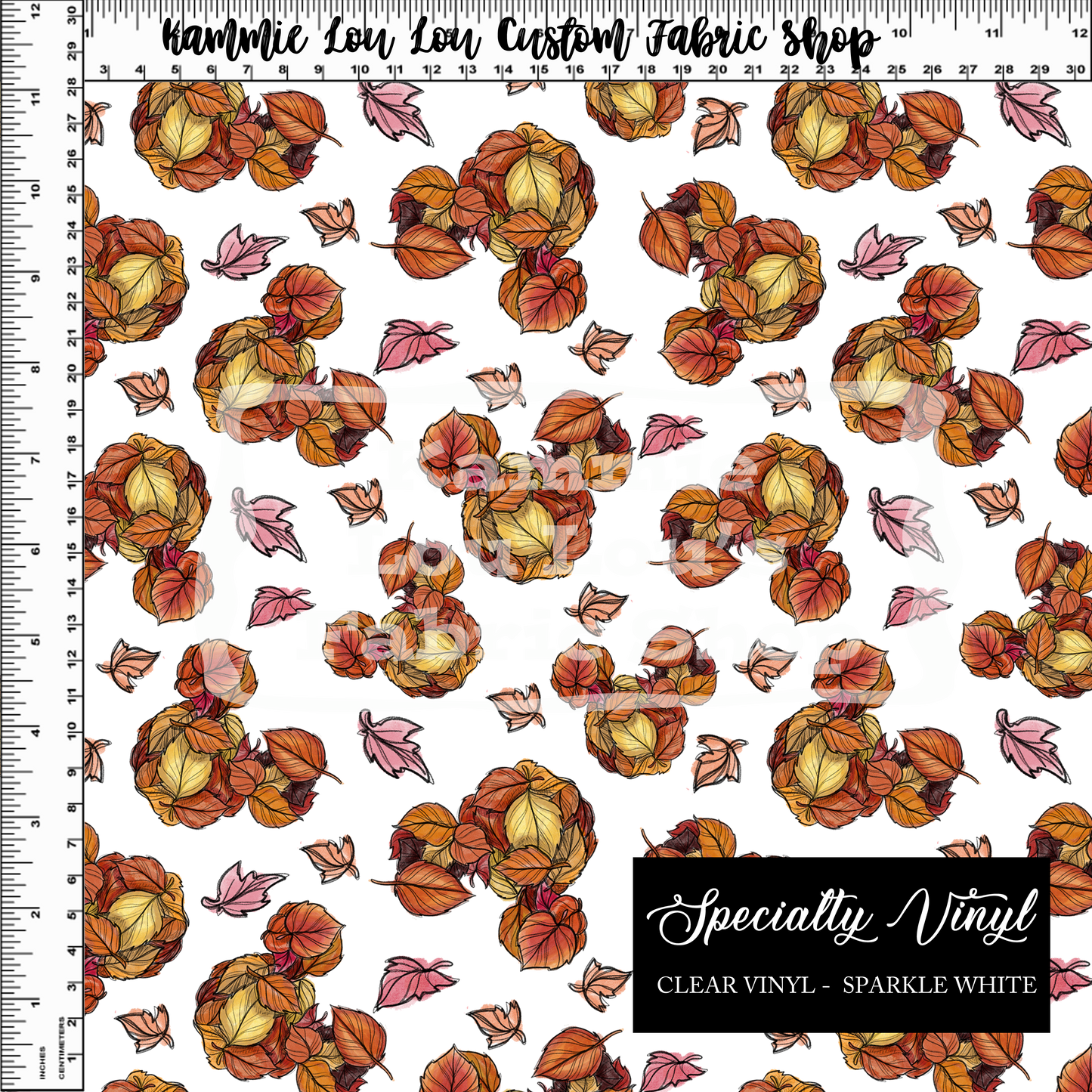 Friendsgiving - Clear & Glitter PVC Options 18" Roll