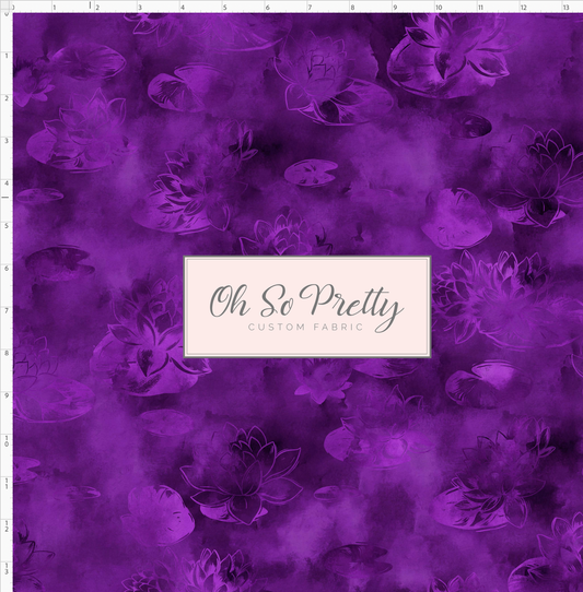 Frogs & Fireflies-Background for Princess-Purple