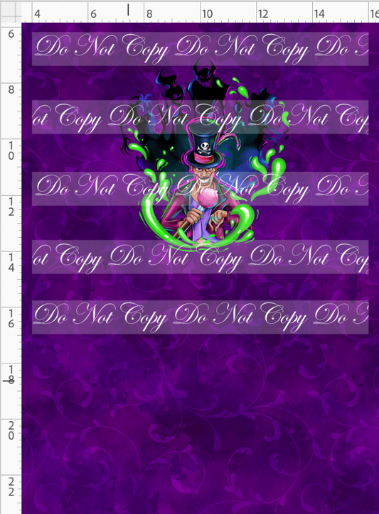 Frogs & Fireflies-Panel for main-Purple-villain-child