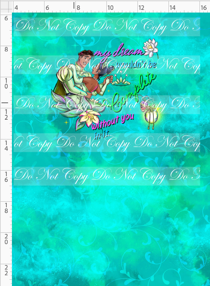 Frogs & Fireflies-Panel for main-Teal-couple-child