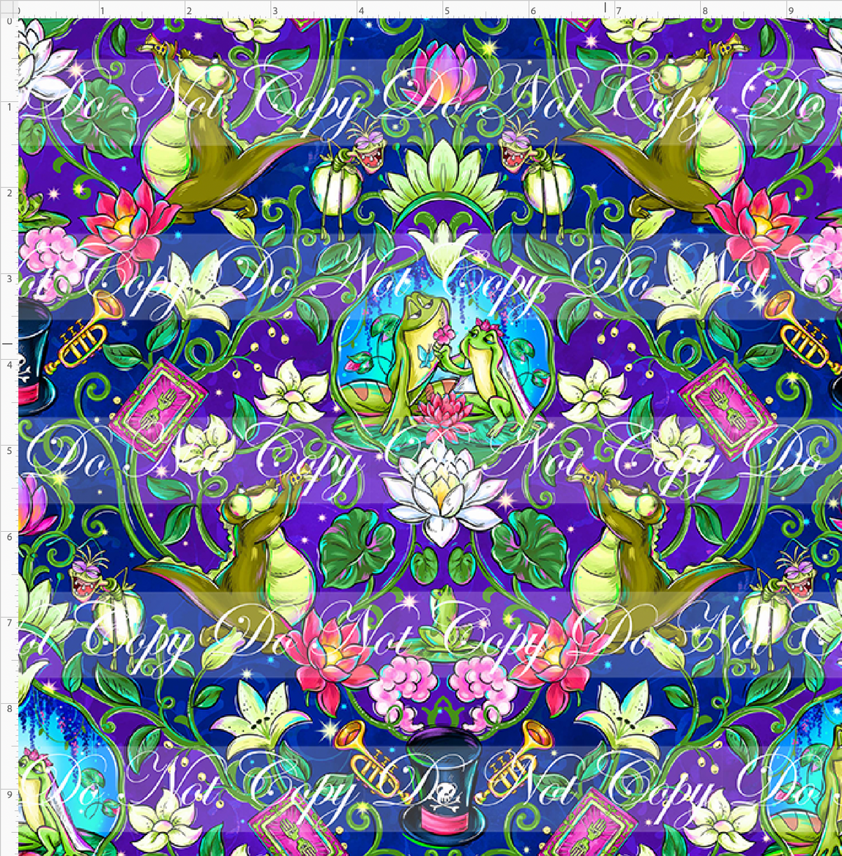 Frogs and Fireflies-Coordinate-Blue