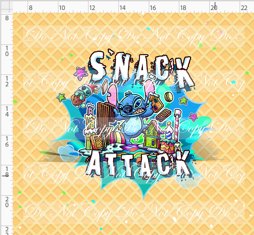 Gingerbread 626 - Panel - Attack - waffle - Adult