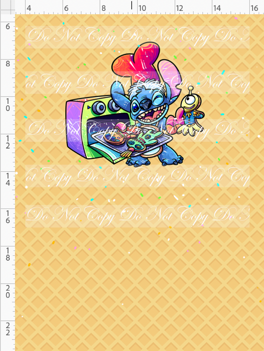 Gingerbread 626 - Panel - oven - waffle - child