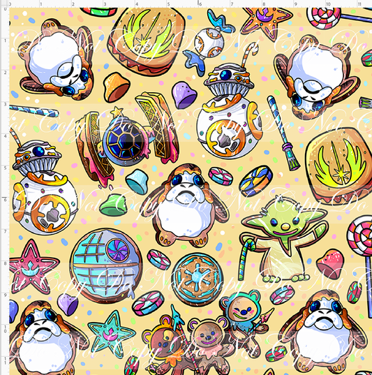 Gingerbread Galaxy - cookie coord - brown - regular scale