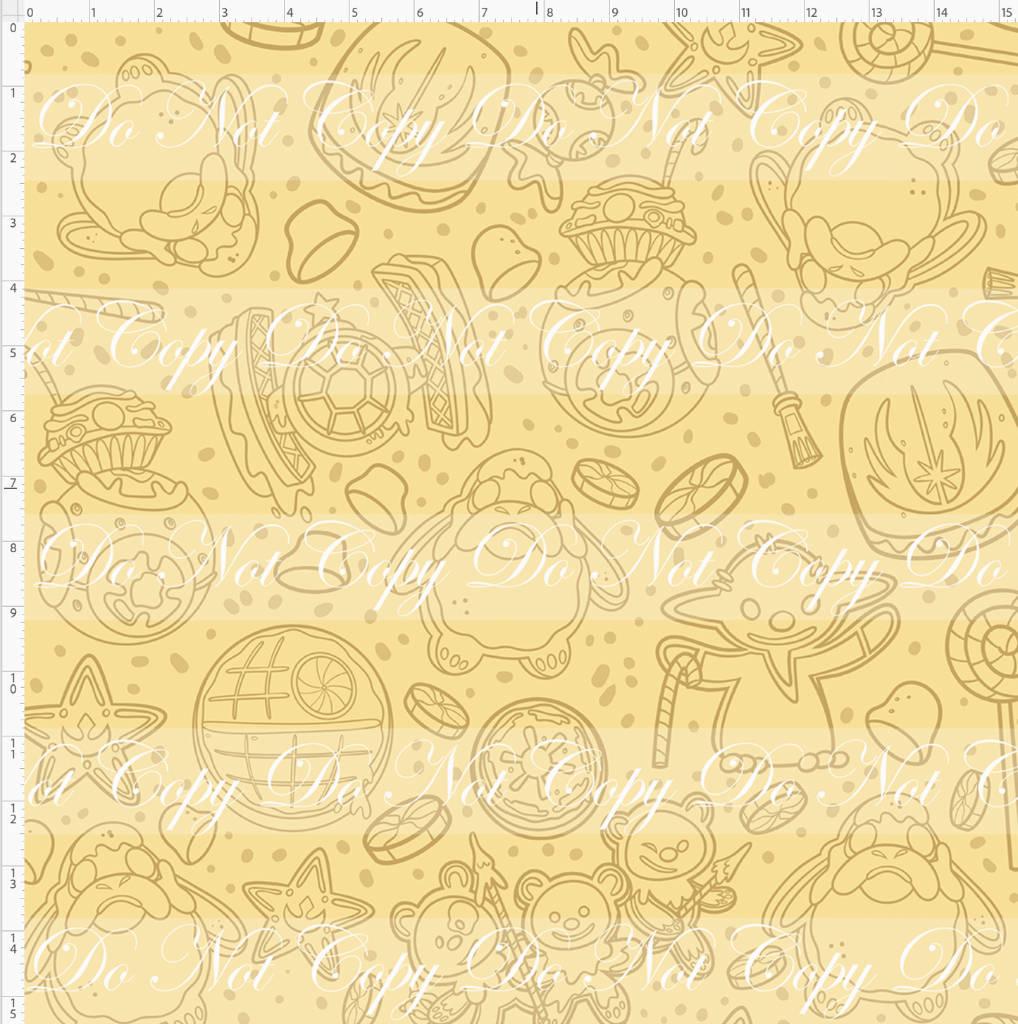 Gingerbread Galaxy - cookie outlines - large scale