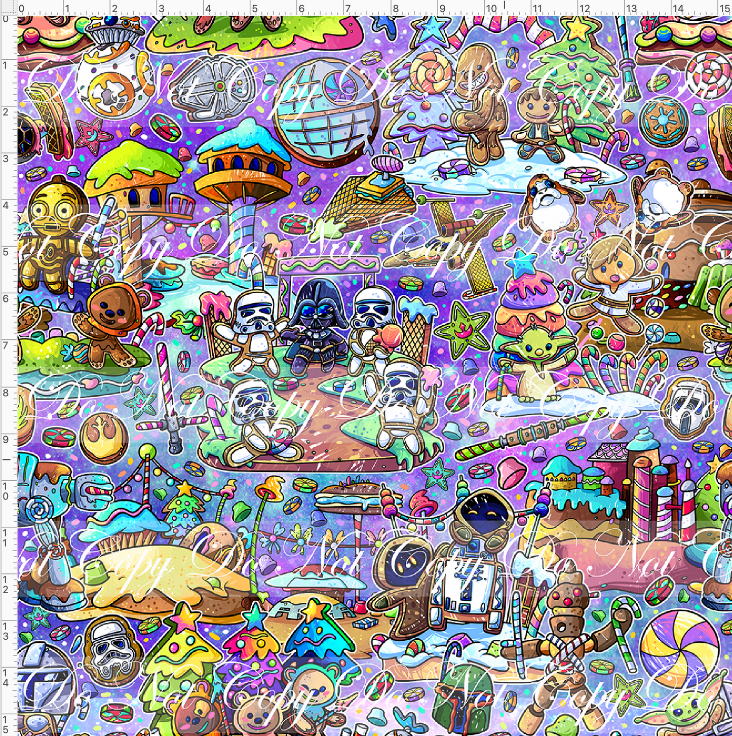 Gingerbread Galaxy - main - purple sparkle galaxy - large scale
