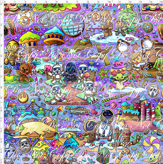 Gingerbread Galaxy - main - purple sparkle galaxy - large scale