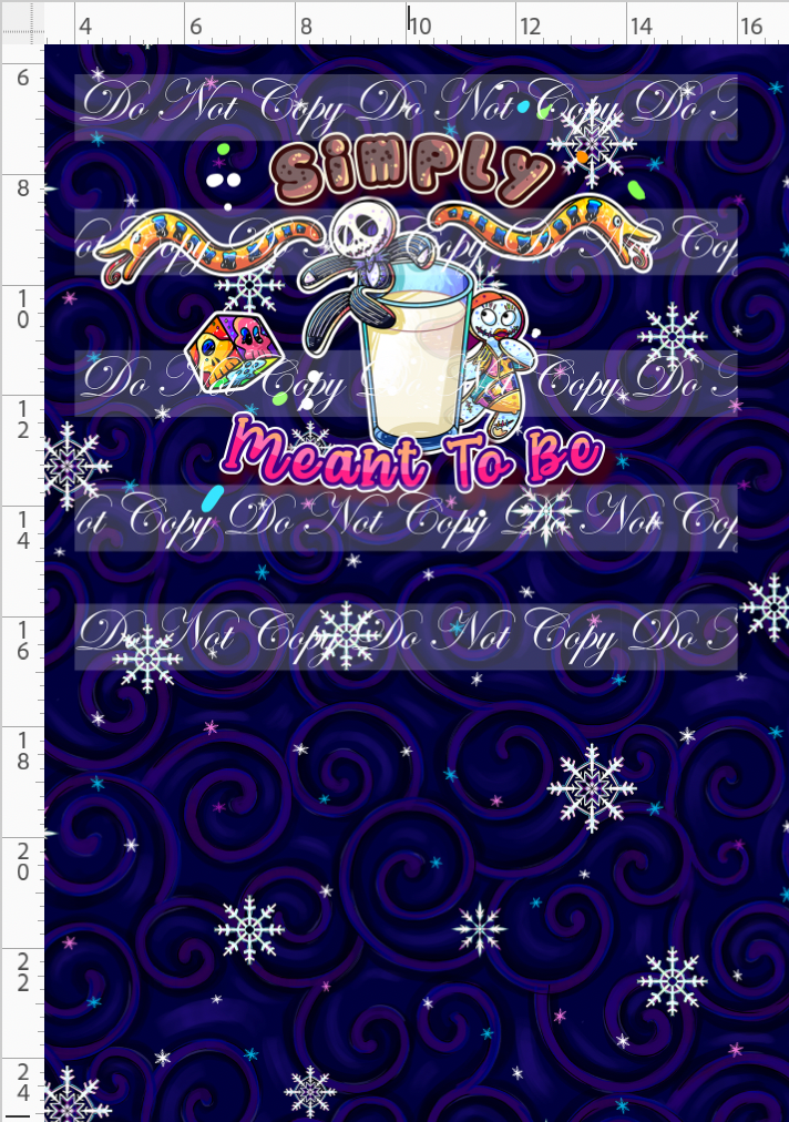 Gingerbread NBC - panel - simply - swirls - child