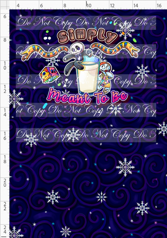 Gingerbread NBC - panel - simply - swirls - child