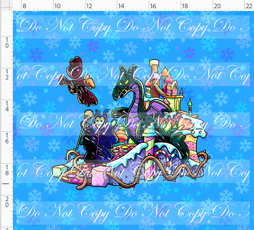 Gingerbread Villains - Panel - Mal - adult