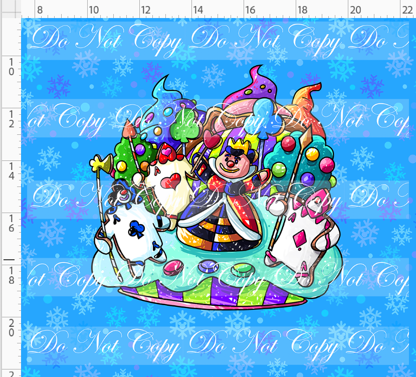 Gingerbread Villains - Panel - Queen of Hearts - adult