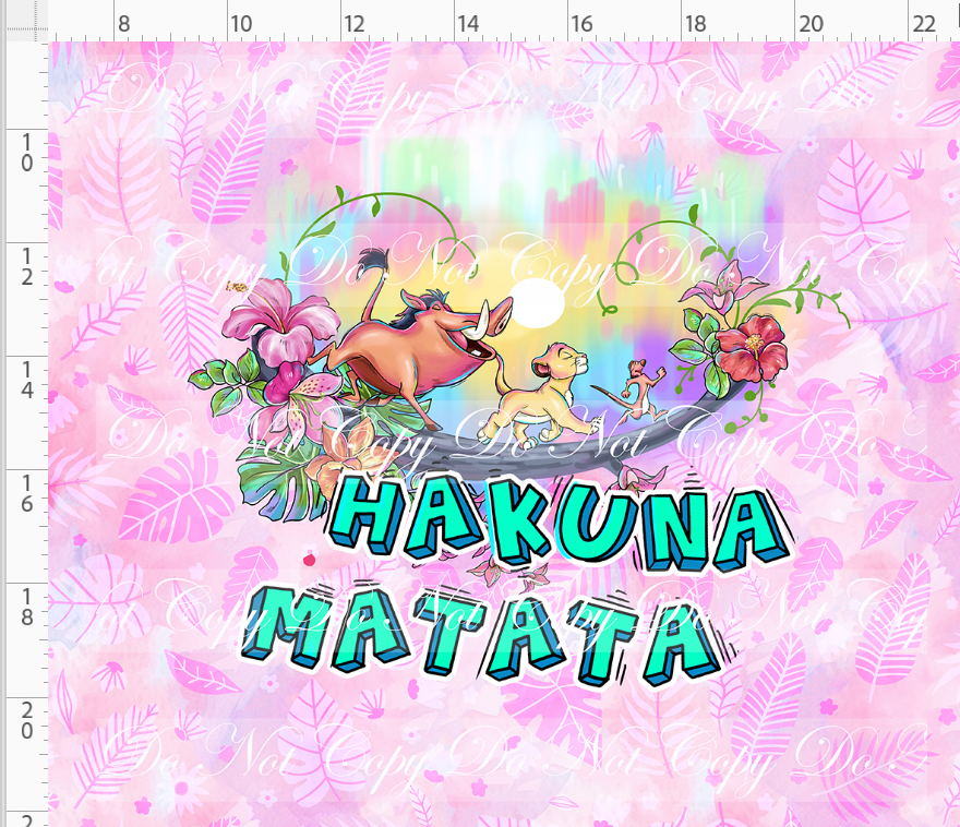 Hakuna Matata - panel - adult