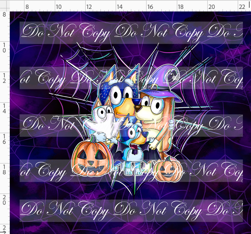 Halloween Heelers-panel-family-colorful-adult