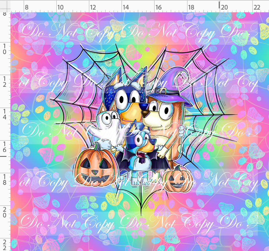 Halloween Heelers-panel-family-colorful-adult