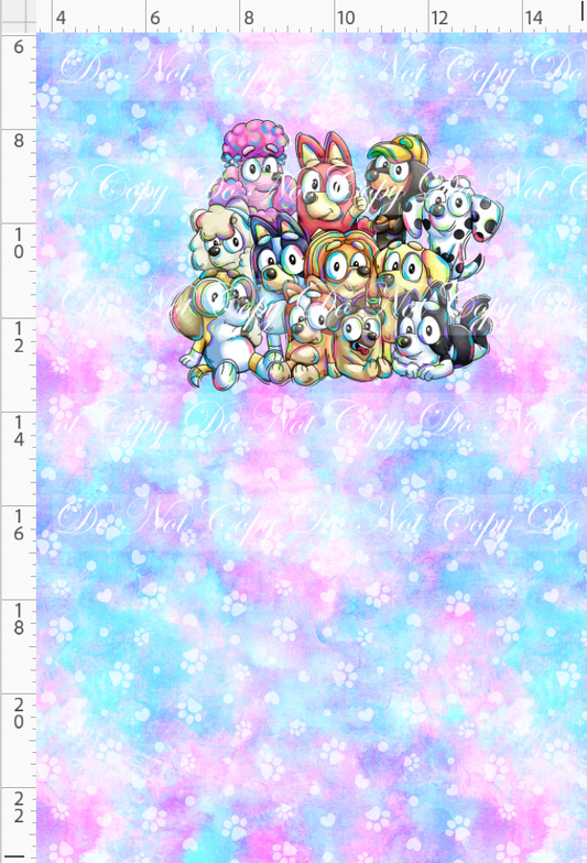 Heeler Hideaway - Panel - Group - Blue Purple - child