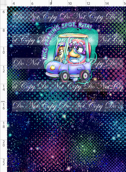 Heeler Hideaway - Panel - Rita - Navy - child