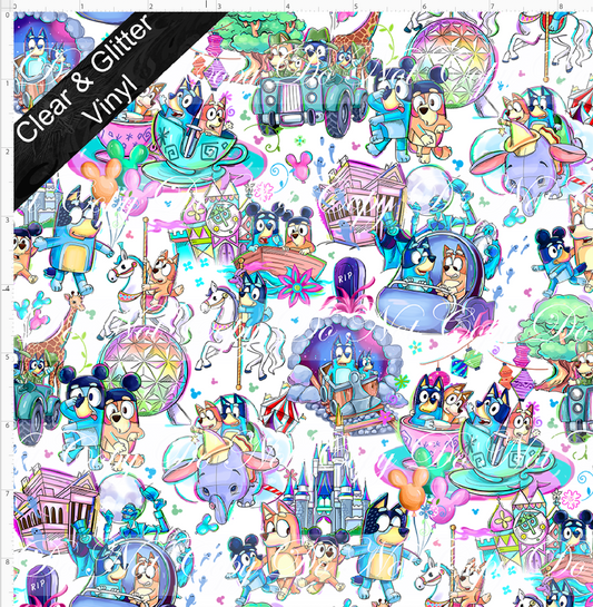 Heeler Magical Adventures-Main-Small Scale-CLEAR & GLITTER VINYL