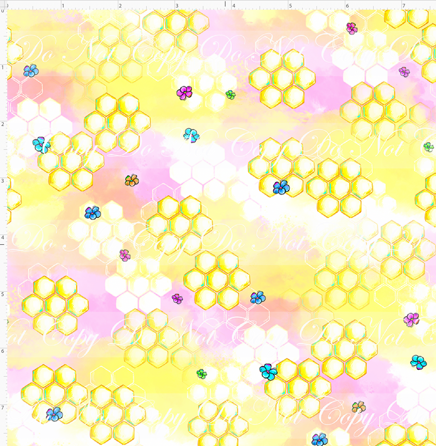Honeybear  & Friends - Honeycomb coordinate - Small Scale