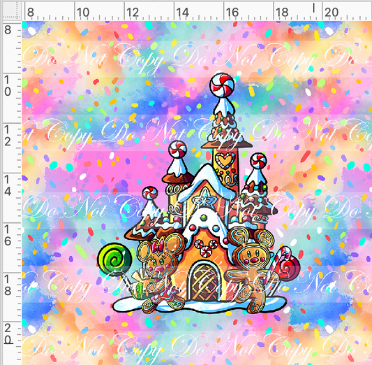 Hot Cocoa - Panel - Colorful - Gingerbread mouse - Adult