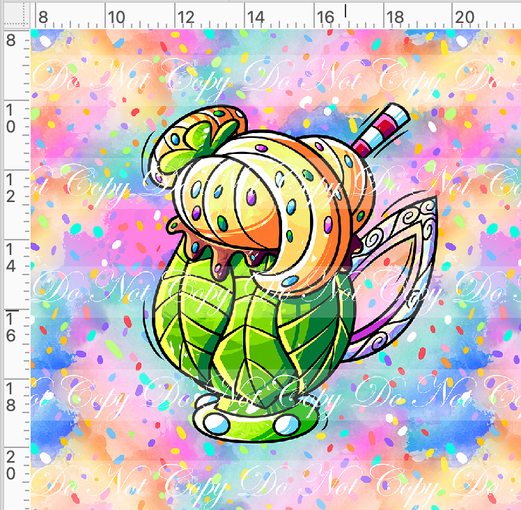 Hot Cocoa - Panel - Colorful - Tink cup - Adult