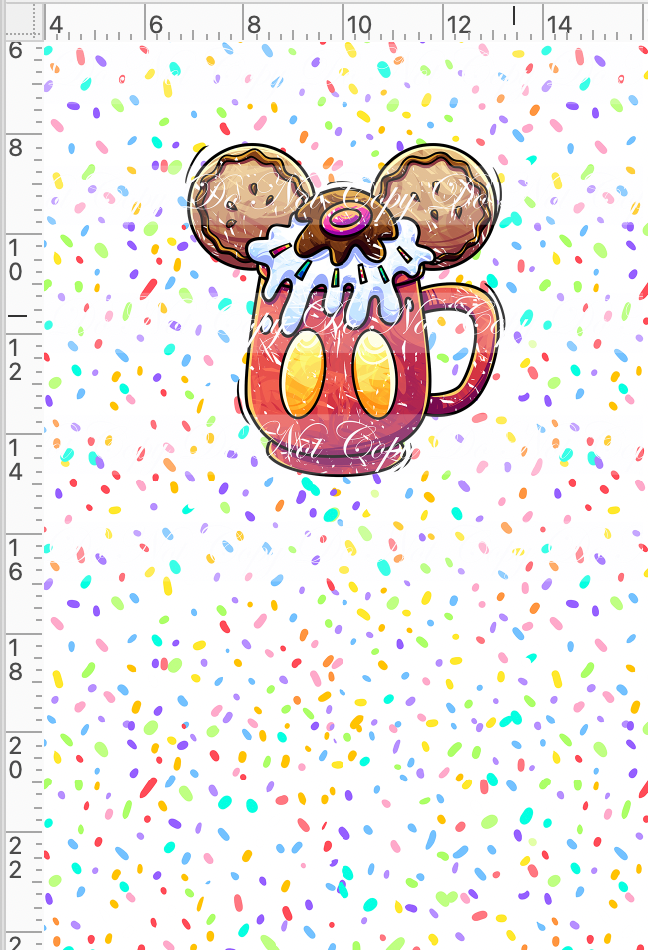 Hot Cocoa - Panel - White - Boy Mouse cup - Child