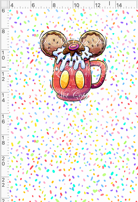 Hot Cocoa - Panel - White - Boy Mouse cup - Child